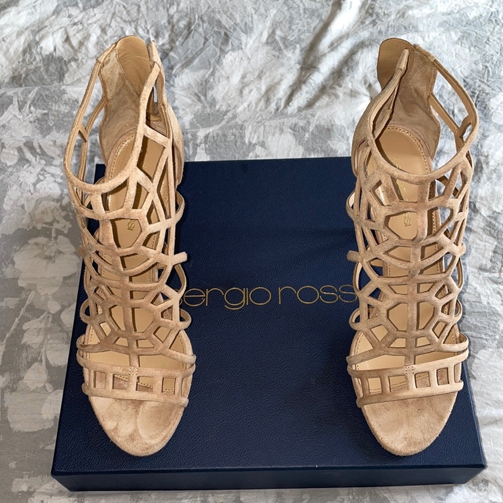 Rare Sergio Rossi Sandal boot.. Size 38